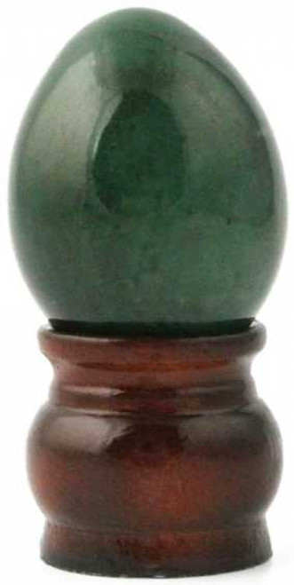 Image of Genuine Nephrite Jade Egg Figurine (Multiple Sizes Available) (HNW-053)