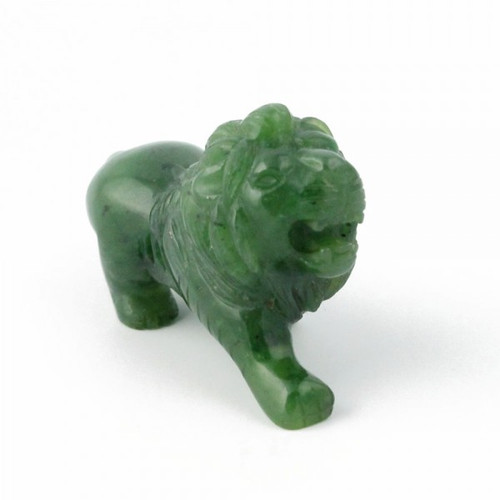 Genuine Nephrite Jade Lion Figurine (HNW-0700)