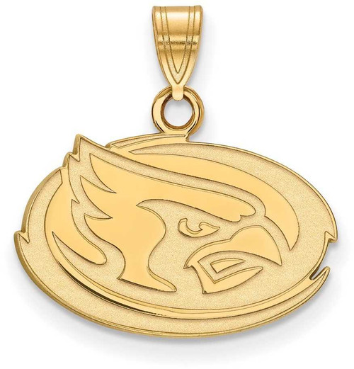 Image of Gold Plated Sterling Silver Iowa State University Small Pendant LogoArt GP029IAS