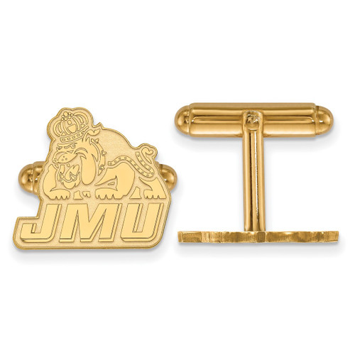 Gold Plated Sterling Silver James Madison University Cuff Links by LogoArt