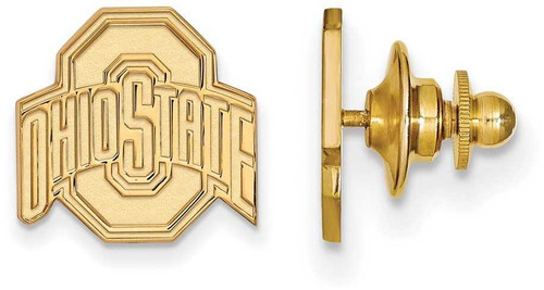 Image of Gold Plated Sterling Silver Ohio State University Lapel Pin by LogoArt