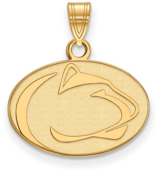 Image of Gold Plated Sterling Silver Penn State University Small Pendant by LogoArt