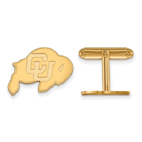 Gold Plated Sterling Silver University of Colorado Cuff Links by LogoArt