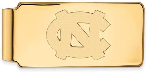 Gold Plated Sterling Silver University of North Carolina Money Clip by LogoArt