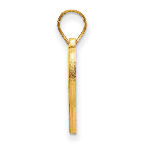 Image of Gold Plated Sterling Silver West Virginia University Pendant in Heart by LogoArt