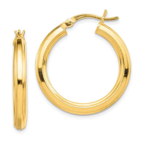 Image of 20mm Gold-Tone Sterling Silver 25mm Hoop Earrings