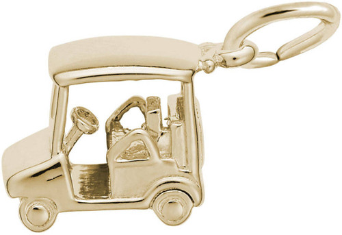 Golf Cart Charm (Choose Metal) by Rembrandt