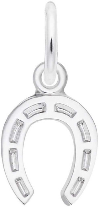 Image of Good Fortune Horseshoe Charm (Choose Metal) by Rembrandt