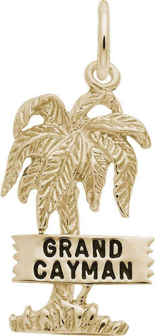 Image of Grand Cayman Palm Tree Charm (Choose Metal) by Rembrandt