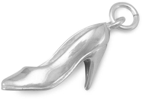 Image of High Heel Charm 925 Sterling Silver