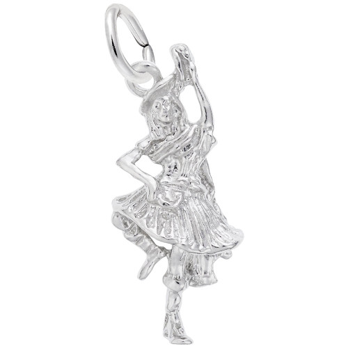 Image of Highland Dancer Charm (Choose Metal) by Rembrandt