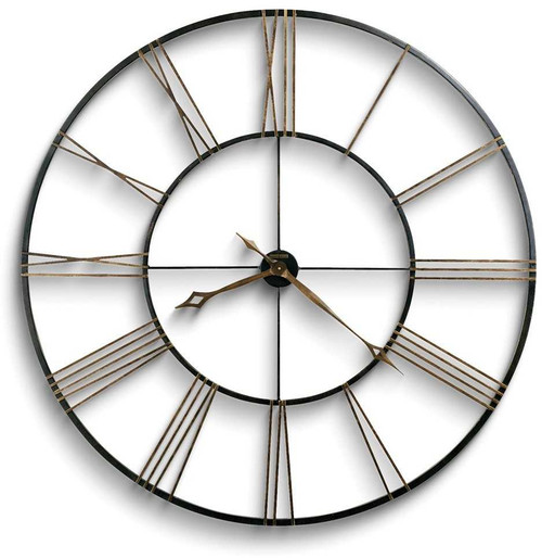 Image of Howard Miller Postema Iron Finish Quartz Wall Clock (Gifts)