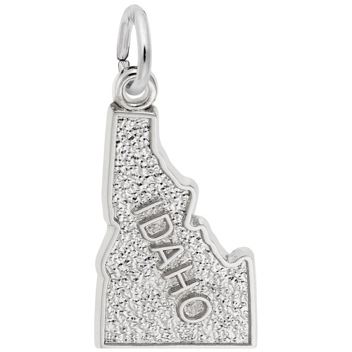 Image of Idaho Map Charm (Choose Metal) by Rembrandt