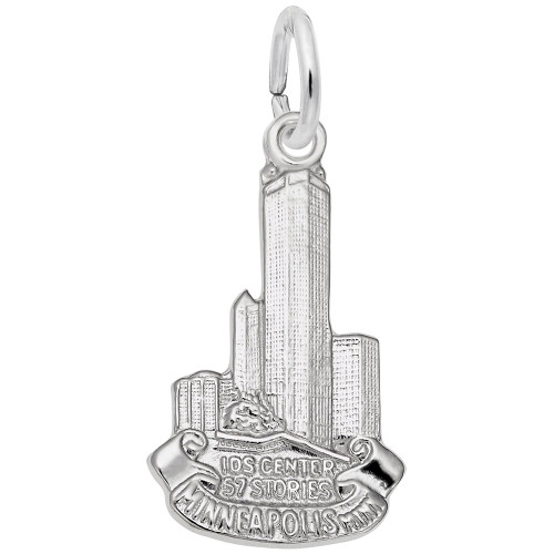 Image of IDS Center Charm (Choose Metal) by Rembrandt