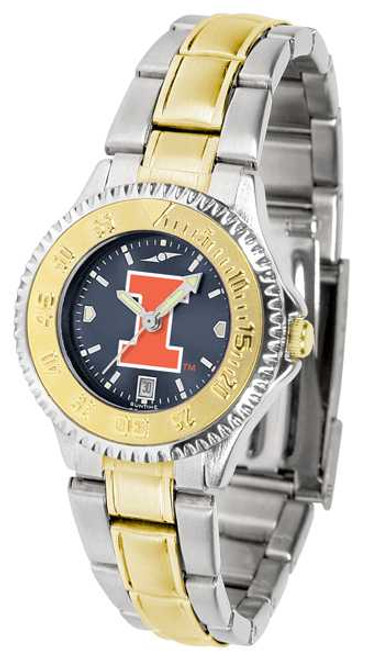 Image of Illinois Fighting Illini Competitor Ladies Two Tone AnoChrome Watch