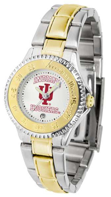 Image of Indiana Hoosiers Competitor Ladies Two Tone Watch