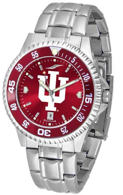 Image of Indiana Hoosiers Competitor Steel AnoChrome Color Bezel Mens Watch