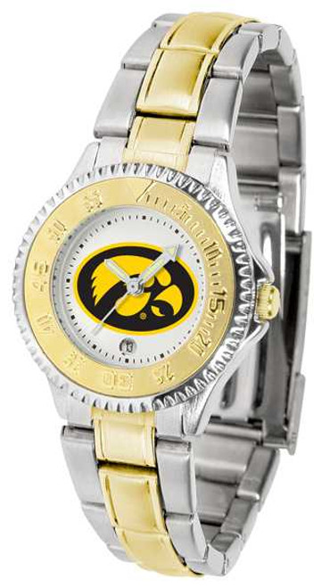 Image of Iowa Hawkeyes Competitor Ladies Two Tone Watch