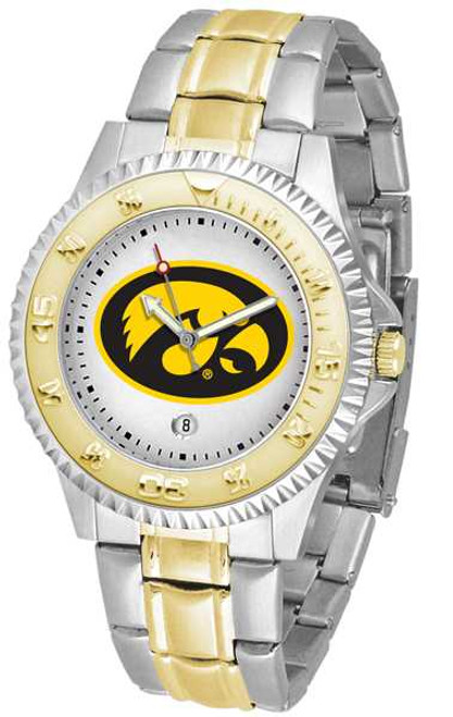 Image of Iowa Hawkeyes Competitor Two Tone Mens Watch