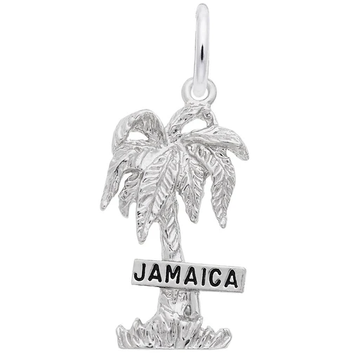 Image of Jamaica Palm Tree Charm (Choose Metal) by Rembrandt