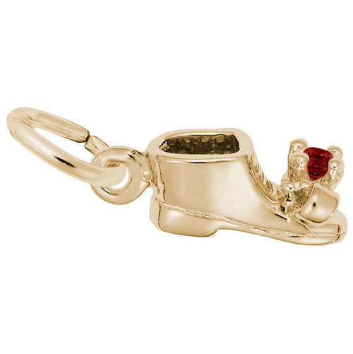 Birthstone Baby Bootie Charm Series - 0473-Gold-01s-Babyshoe-Jan-RC.jpg