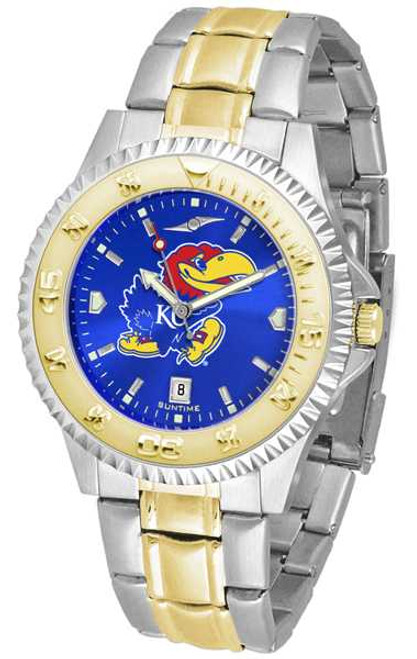 Image of Kansas Jayhawk Competitor Two Tone AnoChrome Mens Watch