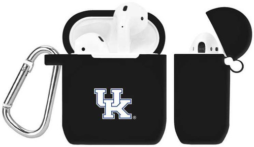 Image of Kentucky Wildcats Silicone Case Cover Compatible with Apple AirPods Battery Case - Black C-APA2-154