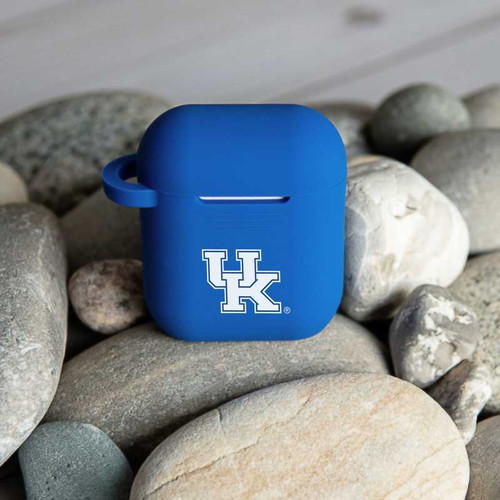 Image of Kentucky Wildcats Silicone Case Cover Compatible with Apple AirPods Battery Case - Royal Blue C-APA1-154