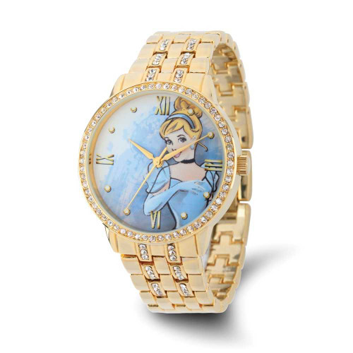 Image of Ladies Disney Cinderella Gold-tone Bracelet Watch