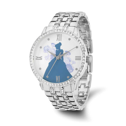 Image of Ladies Disney Silver-tone Cinderella Silhouette Watch
