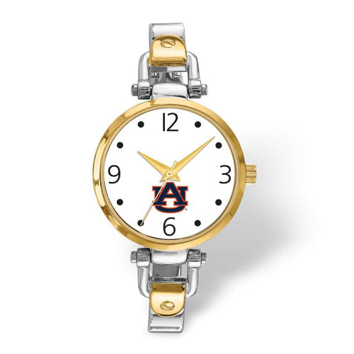 Image of LogoArt Auburn University Elegant Ladies 2-tone Watch