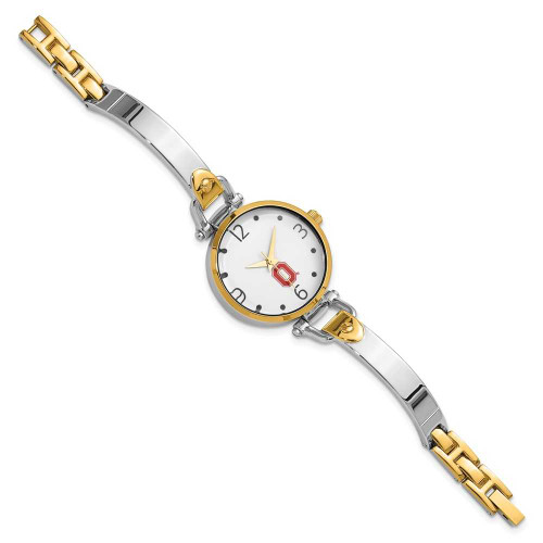 Image of LogoArt Ohio State University Elegant Ladies 2-tone Watch