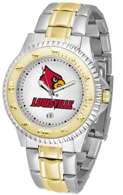 Image of Louisville Cardinals Competitor Two Tone Mens Watch