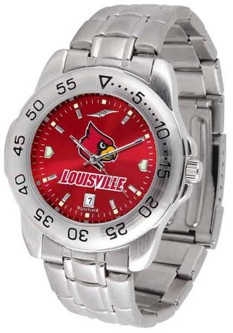 Image of Louisville Cardinals Sport Steel AnoChrome Mens Watch