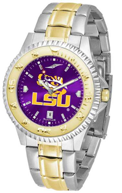 Image of LSU Tigers Competitor Two Tone AnoChrome Mens Watch