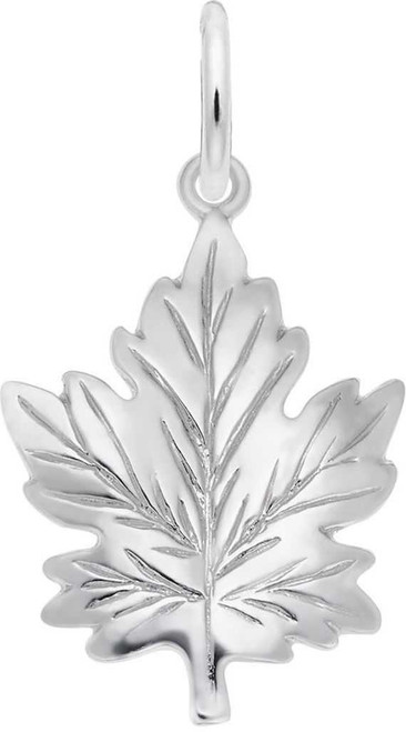 Image of Maple Leaf Charm (Choose Metal) by Rembrandt