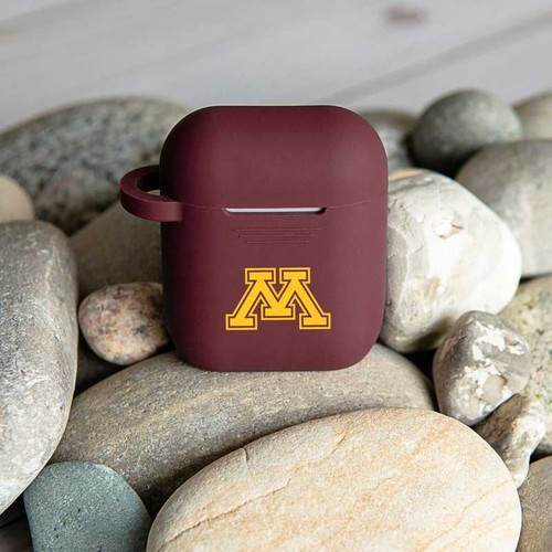 Image of Minnesota Golden Gophers Silicone Case Cover Compatible with Apple AirPods Battery Case - Maroon C-APA1-127