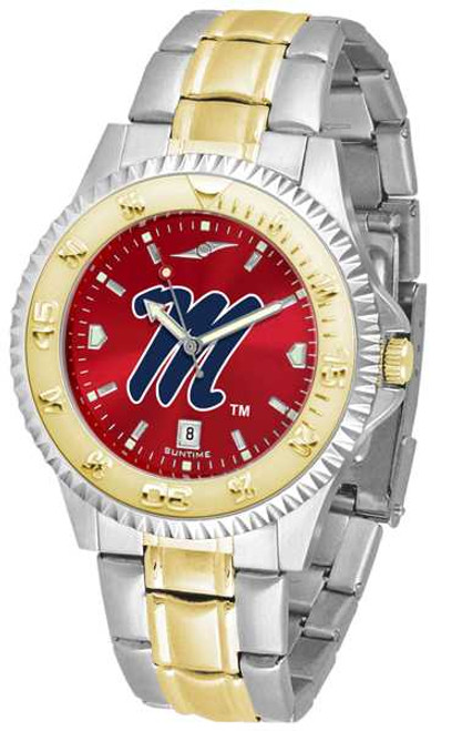 Image of Mississippi Rebels Ole Miss Competitor Two Tone AnoChrome Mens Watch