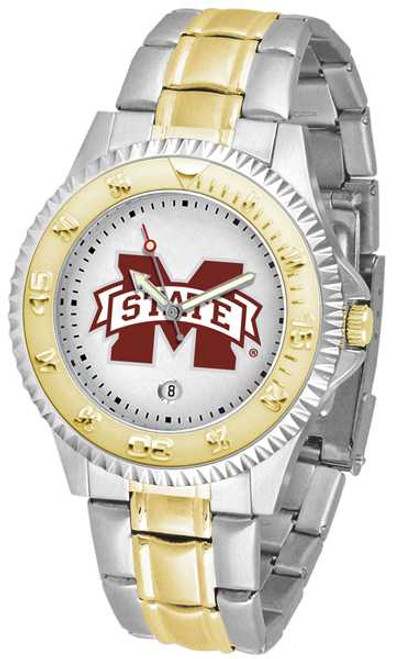 Image of Mississippi State Bulldogs Competitor Two Tone Mens Watch