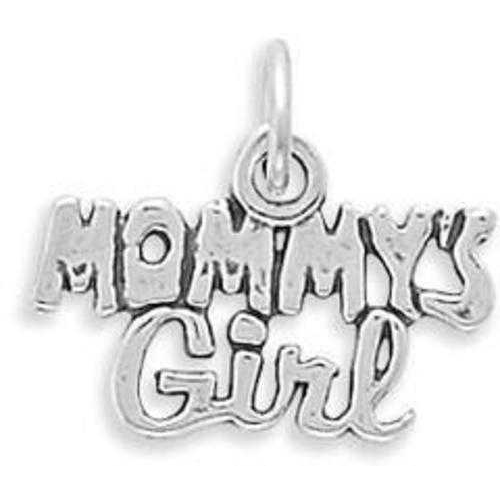 Image of Mommys Girl Charm 925 Sterling Silver