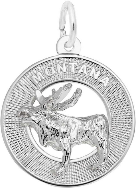 Image of Montana Moose Ring Charm (Choose Metal) by Rembrandt