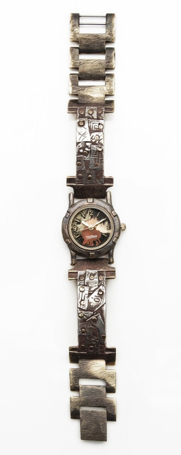 Image of Small Golan Sterling Silver - Narrow WatchCraft Handmade Watch