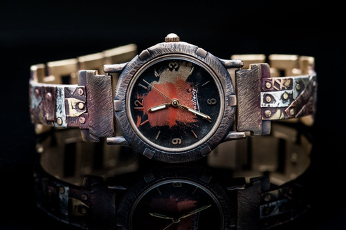 Image of Golan Three-Tone Narrow WatchCraft Handmade Watch