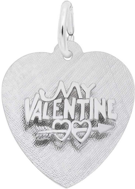 Image of My Valentine Heart Charm (Choose Metal) by Rembrandt