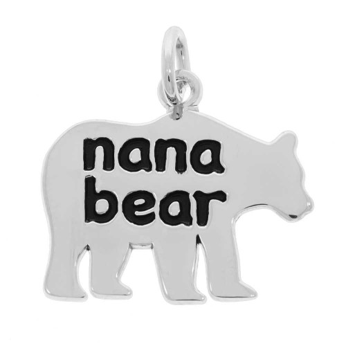 Image of Nana Bear Charm (Choose Metal) by Rembrandt