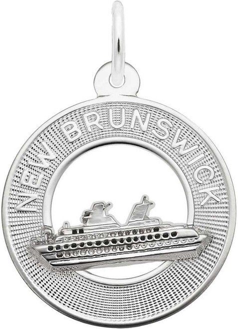 Image of New Brunswick Cruise Ship Ring Charm (Choose Metal) by Rembrandt