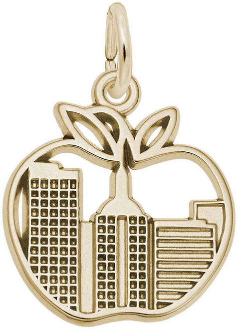 Image of New York Skyline Charm (Choose Metal) by Rembrandt