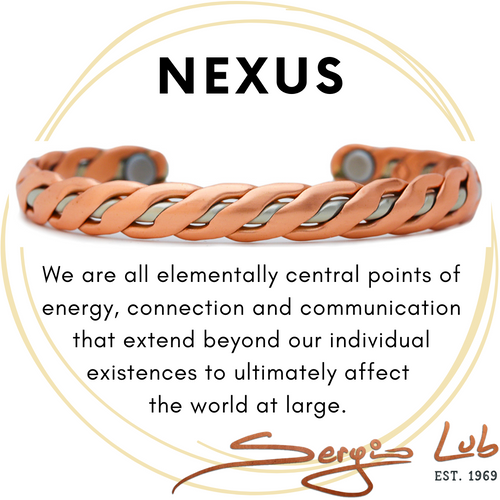Nexus - Sergio Lub Copper Magnetic Bracelet - Made in USA! (lub579)
