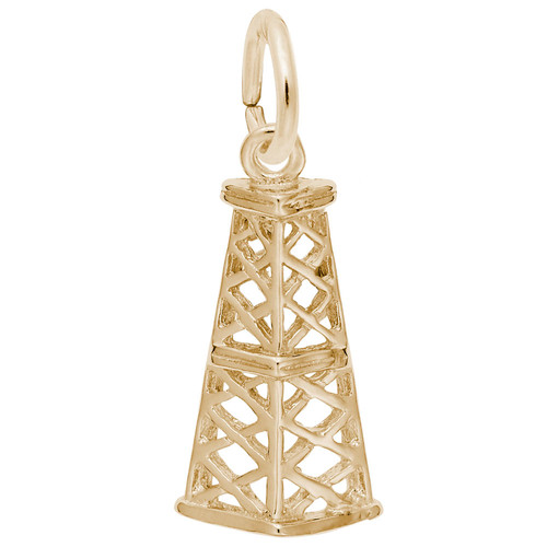 Oil Rig Charm (Choose Metal) by Rembrandt