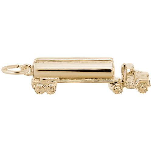 Oil Tanker Truck Charm (Choose Metal) by Rembrandt